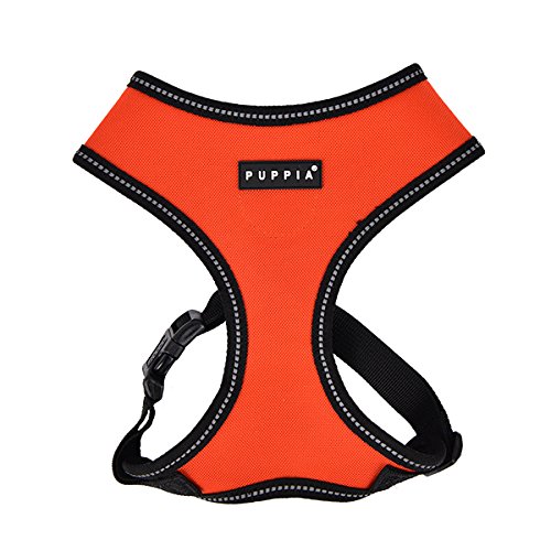 Puppia PLRA-HA9323 Geschirr Trek Harness A, S, orange von Puppia