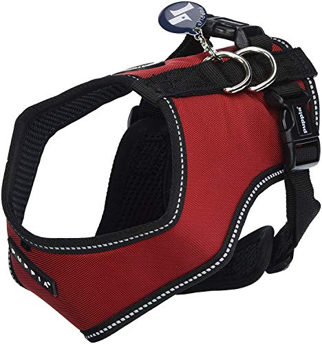 Puppia PLRA-HE9323 Geschirr Trek Snugfit Harness E, M, rot Puppia PLRA-HE9323 Geschirr Trek Snugfit Harness E, M, rot von Puppia