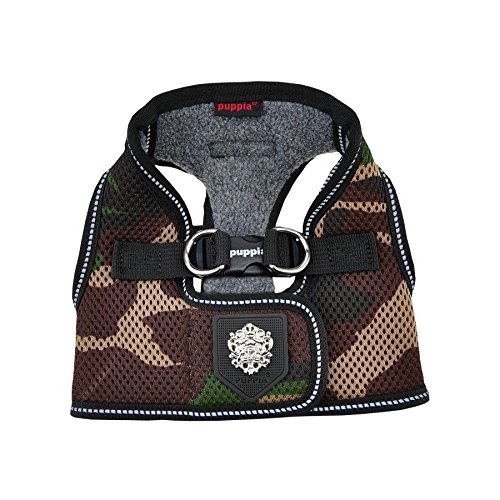 Puppia PLRD-HB9345 Geschirr Thermal Soft Vest Harness, S, camo von Puppia