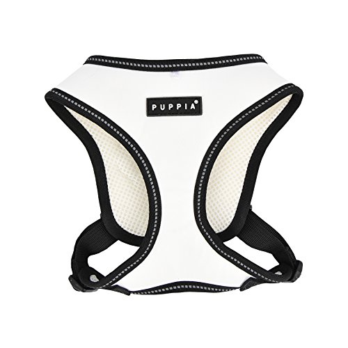 Puppia PLRD-HE9346 Geschirr Legacy Harness E, L, weiß von Puppia