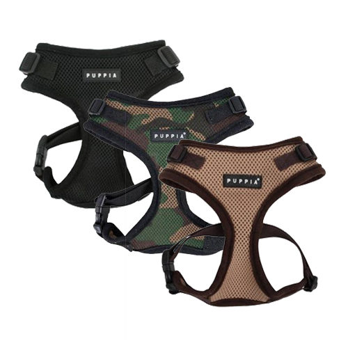 Puppia Ritefit Hundegeschirr - Schwarz - S von Puppia