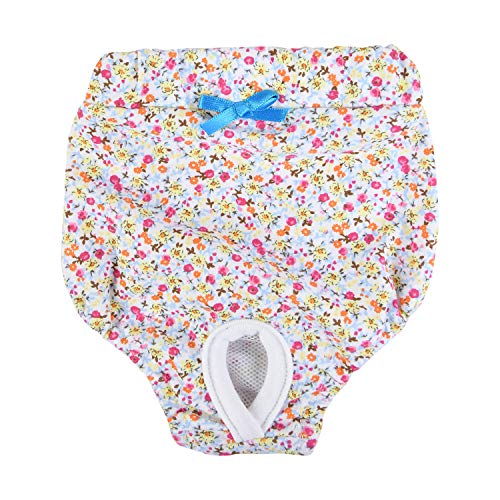 Puppia Sanitärhöschen für Hunde, Wildflower Sanitary, Hellblau, L von Puppia