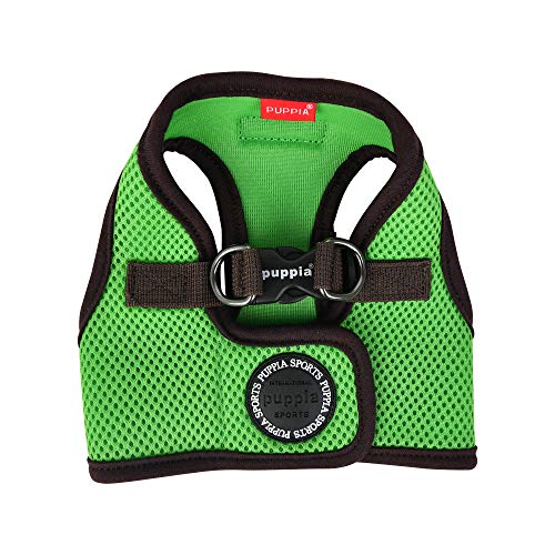 Puppia Soft Harness II - Weiches Westengeschirr für kleine und mittelgroße Hunde - sehr komfortabel und leicht anzuziehen, Grün, PUHB1770GRL Puppia Soft Harness II - Weiches Westengeschirr für kleine und mittelgroße Hunde - sehr komfortabel und leicht anzuziehen, Grün, PUHB1770GRL von Puppia