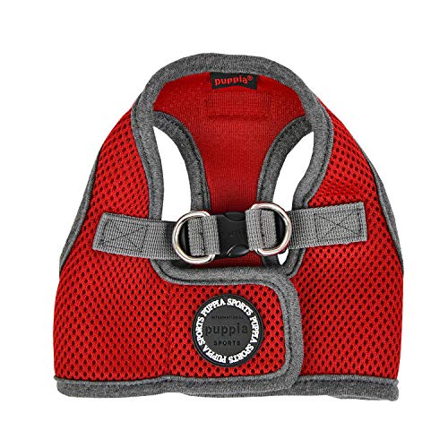 Puppia Soft Harness II - Weiches Westengeschirr für kleine und mittelgroße Hunde - sehr komfortabel und leicht anzuziehen, Wein Rot, PUHB1770WNS Puppia Soft Harness II - Weiches Westengeschirr für kleine und mittelgroße Hunde - sehr komfortabel und leicht anzuziehen, Wein Rot, PUHB1770WNS von Puppia