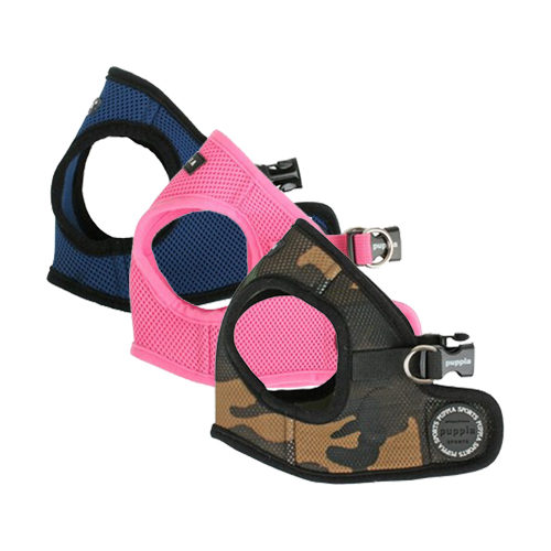Puppia Soft Vest Hundegeschirr - Rosa - S von Puppia