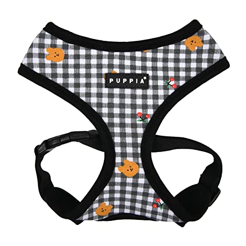 Puppia Spring and Summer Fashion Over-The-Head Hundegeschirr, Schwarz_Baba, Größe L Puppia Spring and Summer Fashion Over-The-Head Hundegeschirr, Schwarz_Baba, Größe L von Puppia