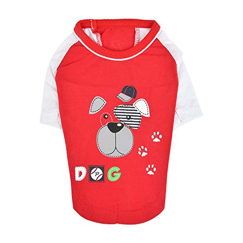 Puppia Top für Hunde Sniffer, Rot, XL von Puppia