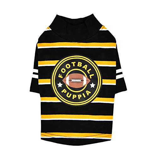 Puppia Touchdown Schwarz XL T-Shirt Top für Hunde - 1050 g Puppia Touchdown Schwarz XL T-Shirt Top für Hunde - 1050 g von Puppia