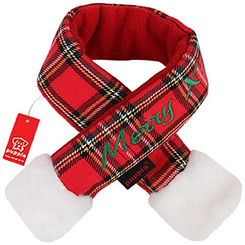 Puppia Weihnachtsmann Schal, Größe XL, kariert, Rot Puppia Weihnachtsmann Schal, Größe XL, kariert, Rot von Puppia