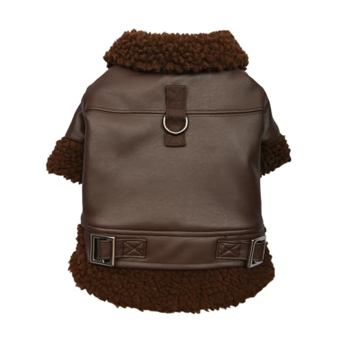Soft Leather Jacket Hundemantel Braun XL Soft Leather Jacket Hundemantel Braun XL von Puppia