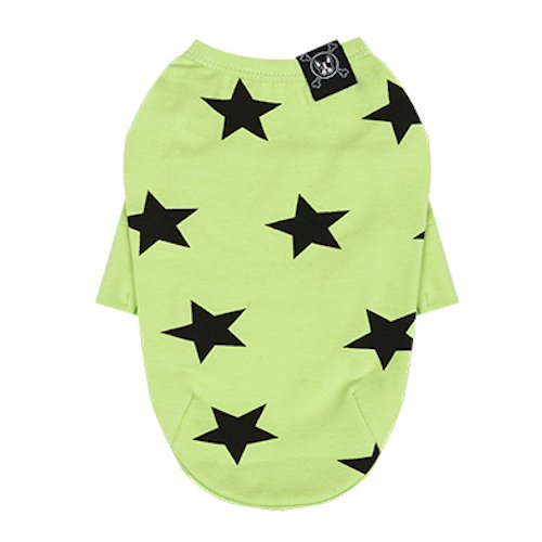 Puppy Angel Hunde T-Shirt Motiv Stern grün Größe L von Puppy Angel