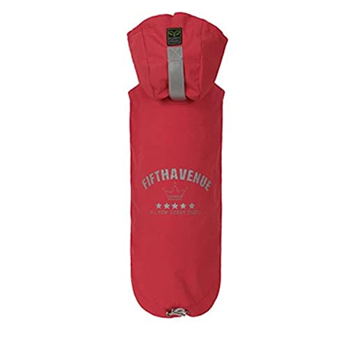 Puppy Angel Regenmantel für Hunde, Fifth Avenue, Rot, XXXXXL, Wasserfest, Outdoor von Puppy Angel