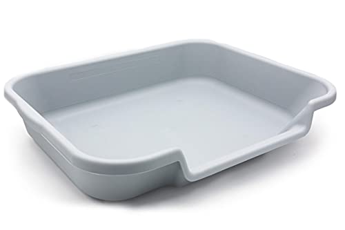 Dog Litter Pan by PuppyGoHere Recycled Gray Color: 24 x 20 x 5 Great for Rabbits and Disabled Cats by PuppyGoHere von PuppyGoHere