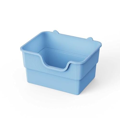 PuraLuce Klappbare Katzentoilette Cura Lite mit hohem Rand - Offene Katzentoilette mit XXL, für große Katzen bis 10kg, leicht zu reinigen, geruchsreduzierend & multifunktional - Blu PuraLuce Klappbare Katzentoilette Cura Lite mit hohem Rand - Offene Katzentoilette mit XXL, für große Katzen bis 10kg, leicht zu reinigen, geruchsreduzierend & multifunktional - Blu von PuraLuce