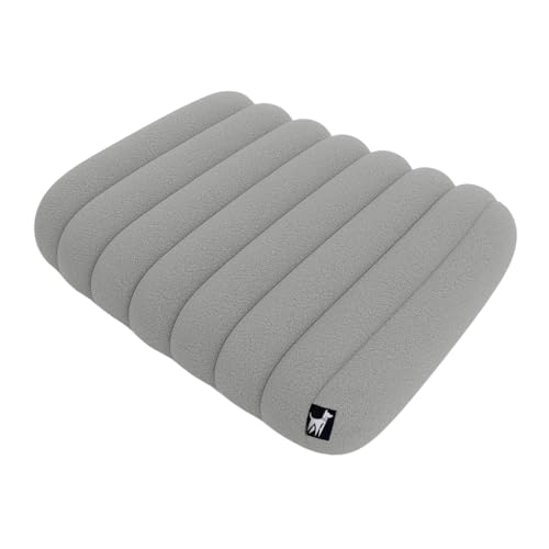 Purdawg Hundebett, Hundekissen, orthopädisch, abnehmbarer und waschbarer Bezug, rutschfest und besonders gemütlich (Grau, M (75 x 55 x 10 cm)) von Purdawg