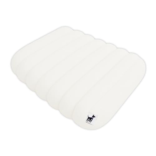 Purdawg Hundebett, Hundekissen, orthopädisch, abnehmbarer und waschbarer Bezug, rutschfest und besonders gemütlich (weiß, M (75 x 55 x 10 cm) von Purdawg