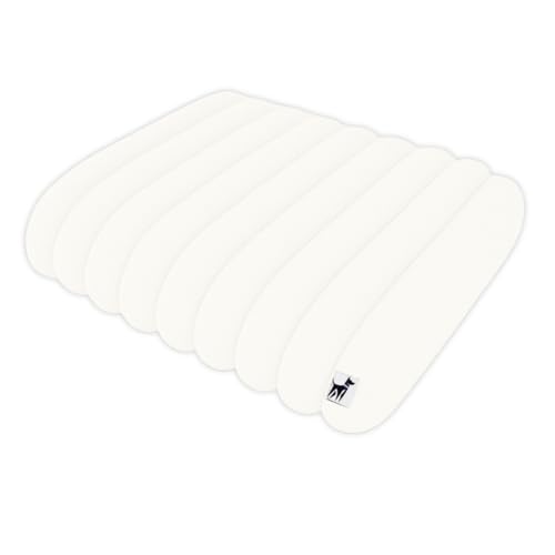 Purdawg Hundebett, Hundekissen, orthopädisch, abnehmbarer und waschbarer Bezug, rutschfest und besonders gemütlich (weiß, XL (105 x 76 x 12 cm) von Purdawg