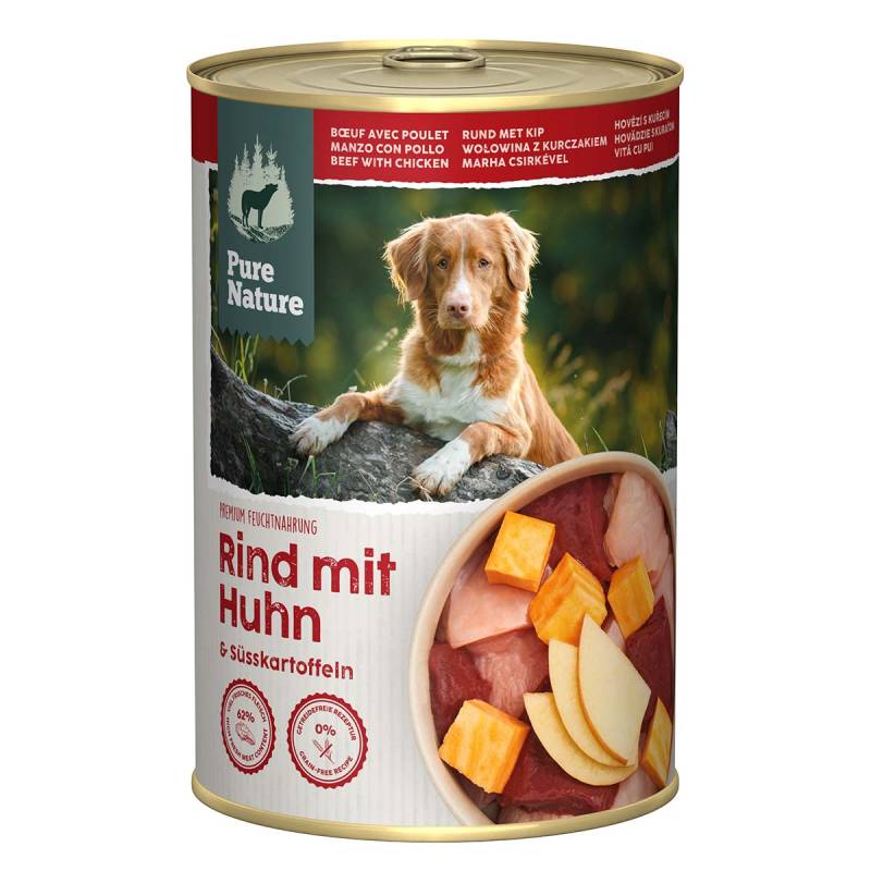 Pure Nature ADULT Rind mit Huhn 6x400g von Pure Nature