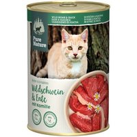 Pure Nature Adult 6 x 400g Wildschwein & Ente von Pure Nature