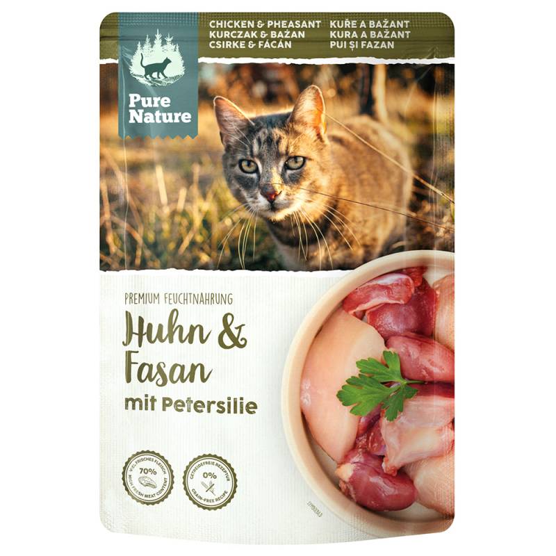 Pure Nature Feline 12 x 85 g - Huhn & Fasan von Pure Nature