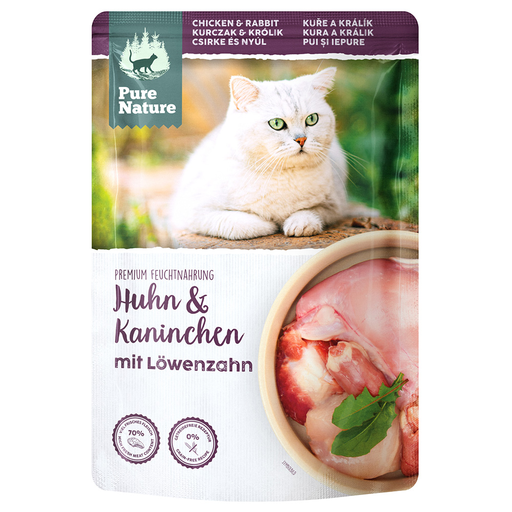 Pure Nature Feline 12 x 85 g - Huhn & Kaninchen von Pure Nature