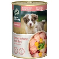 Pure Nature Junior Kaninchen & Huhn 6x400g von Pure Nature