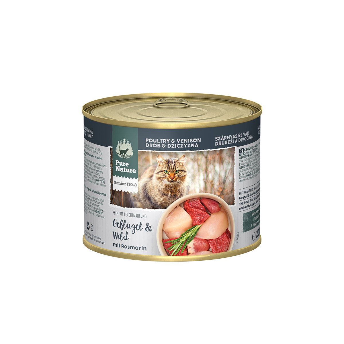 Pure Nature SENIOR Geflügel & Wild mit Rosmarin 6x200g Pure Nature SENIOR Geflügel & Wild mit Rosmarin 6x200g von Pure Nature