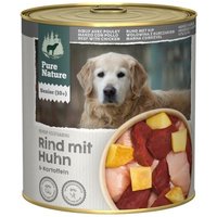 Pure Nature Nassfutter Hund Senior Rind mit Huhn 6 x 800 g Pure Nature Nassfutter Hund Senior Rind mit Huhn 6 x 800 g von Pure Nature