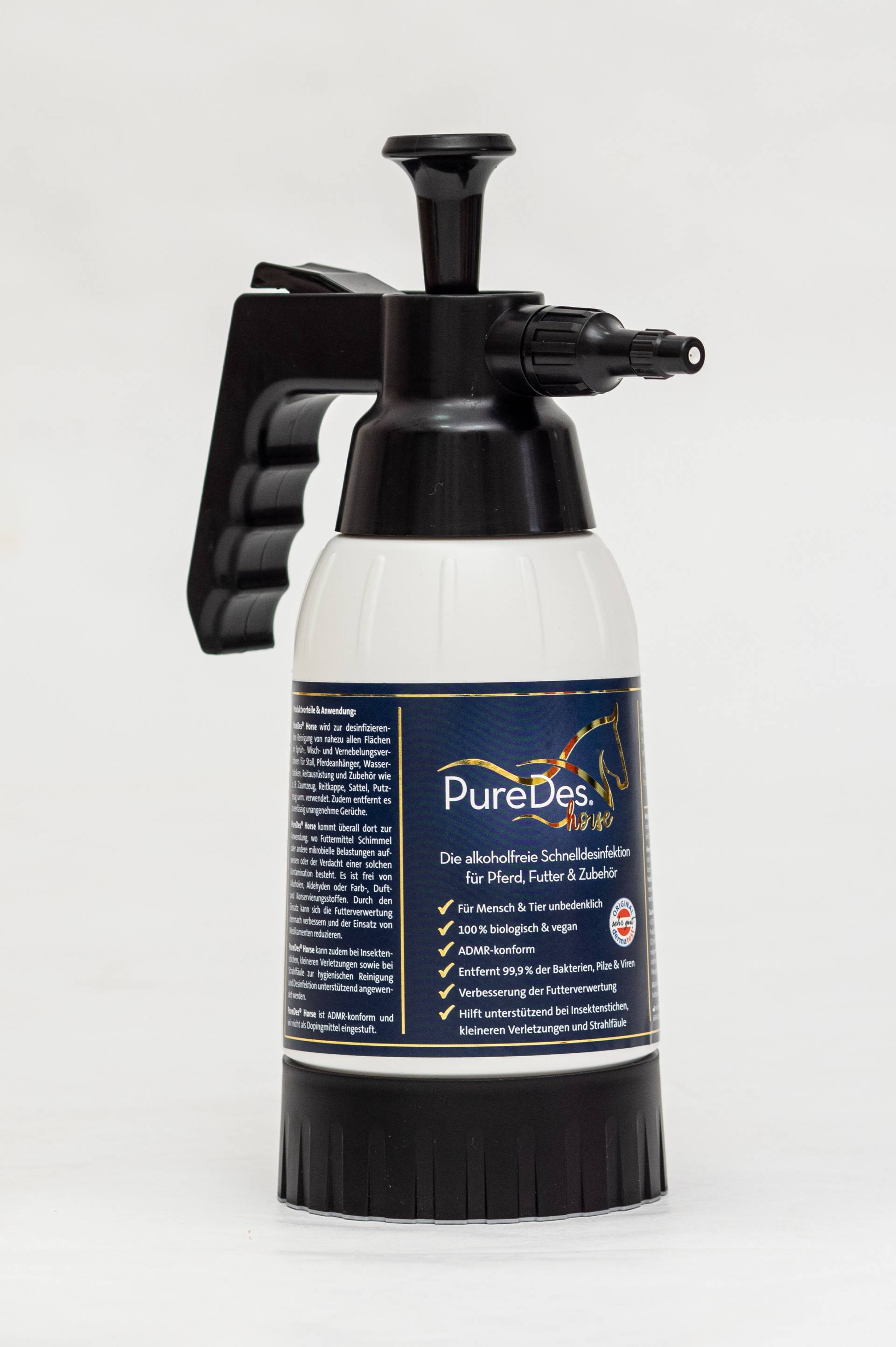 PureDes Profi Pumpflasche 1200ml Für eine großflächige Desinfektion PureDes Profi Pumpflasche 1200ml Für eine großflächige Desinfektion von PureDes