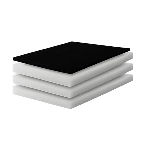 PureFlow® FishFlow Aquarium Filter Maxi - Filtermaterial + Bioaktivkohle für größere Becken von PureFlow