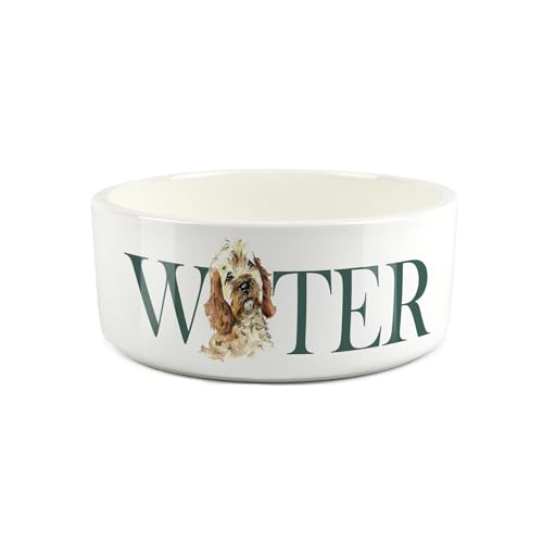 Cockapoo Futternapf für Haustiere, großer Keramik-Wassernapf, weißer Wassernapf für Hunde Cockapoo Futternapf für Haustiere, großer Keramik-Wassernapf, weißer Wassernapf für Hunde von Purely Home