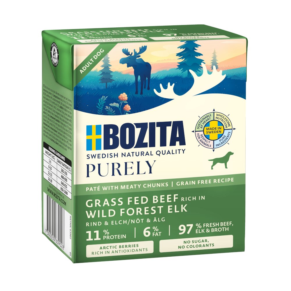 6 x 370 g Bozita Purely Paté zum Sonderpreis! - mit Elch 6 x 370 g Bozita Purely Paté zum Sonderpreis! - mit Elch von Purely