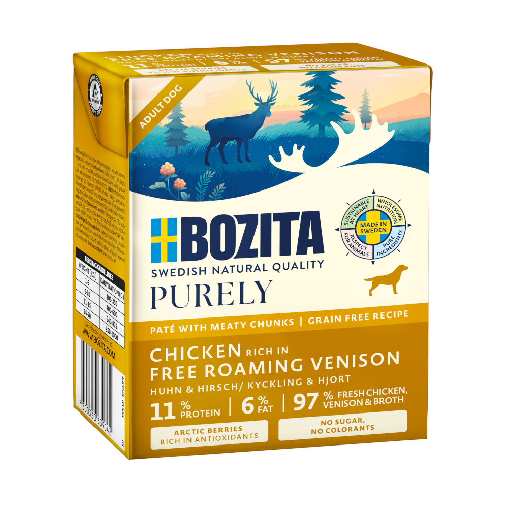 6 x 370 g Bozita Purely Paté zum Sonderpreis! - mit Hirsch 6 x 370 g Bozita Purely Paté zum Sonderpreis! - mit Hirsch von Purely