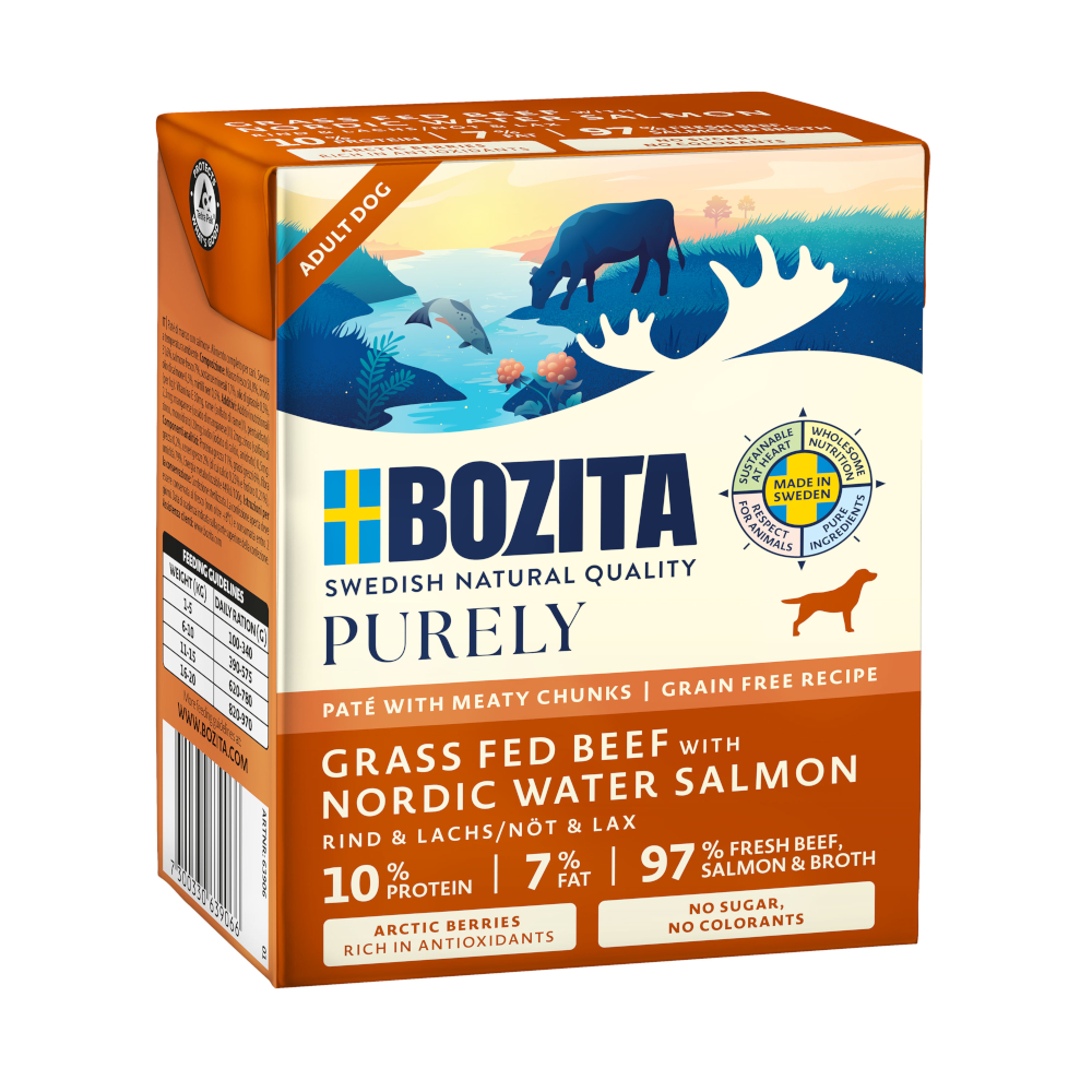 6 x 370 g Bozita Purely Paté zum Sonderpreis! - mit Lachs 6 x 370 g Bozita Purely Paté zum Sonderpreis! - mit Lachs von Purely