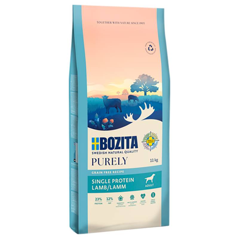 7,5 kg / 11 kg Bozita Dog Purely Grain Free zum Sonderpreis! - 11 kg Adult Lamm 7,5 kg / 11 kg Bozita Dog Purely Grain Free zum Sonderpreis! - 11 kg Adult Lamm von Purely