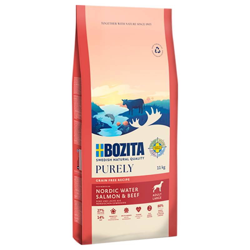 7,5 kg / 11 kg Bozita Dog Purely Grain Free zum Sonderpreis! - 11 kg Adult Large Lachs & Rind 7,5 kg / 11 kg Bozita Dog Purely Grain Free zum Sonderpreis! - 11 kg Adult Large Lachs & Rind von Purely