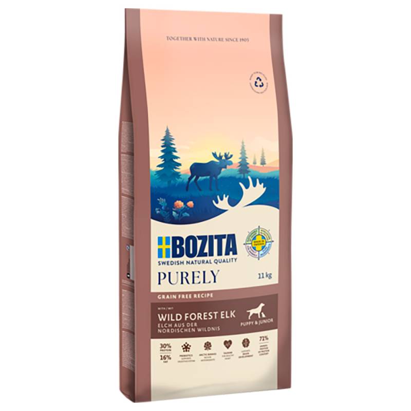 7,5 kg / 11 kg Bozita Dog Purely Grain Free zum Sonderpreis! - 11 kg Elch Puppy & Junior 7,5 kg / 11 kg Bozita Dog Purely Grain Free zum Sonderpreis! - 11 kg Elch Puppy & Junior von Purely