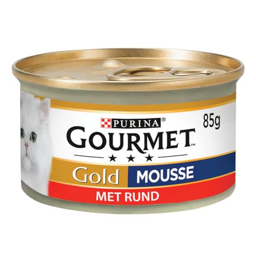 Gold Mousse mit Rind 85g Katzenfutter Gourmet von Purina Gourmet Gold