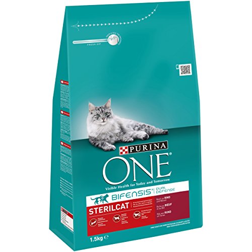 One Sterilcat Katzenfutter Rind, 1,5 kg von Purina ONE