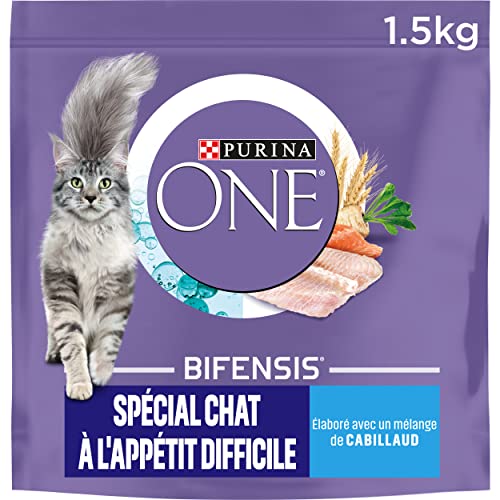 PURINA ONE - Spezialfutter für Kabeljau/Forelle mit Appetit, für Katzen, 1,5 kg von Purina ONE