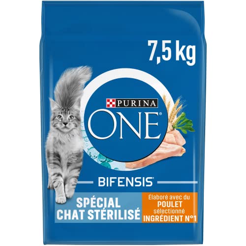 PURINA One - Katzenfutter sterilisiert – mit Huhn – 7,5 kg – Trockenfutter für ausgewachsene Katzen von PURINA ONE