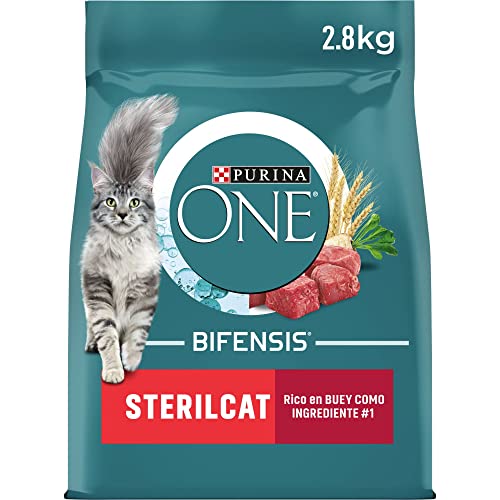 Purina ONE Bifensis Katzenfutter sterilisiert Erwachsene mit Ochse, 4 Beutel à 2,8 kg von PURINA ONE