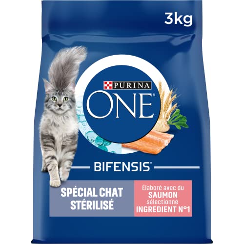 Purina One Speziell für Katzen, sterilisiert, Lachs, 3 kg von PURINA ONE