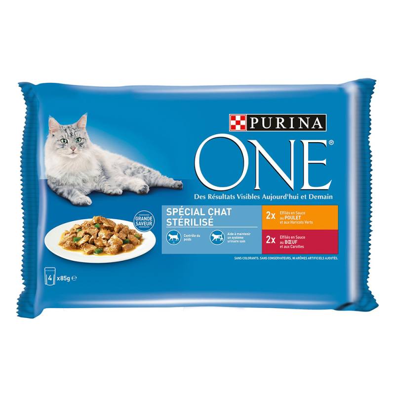 12 + 4 gratis! 16 x 85 g PURINA ONE - Sterilcat Huhn und Rind 12 + 4 gratis! 16 x 85 g PURINA ONE - Sterilcat Huhn und Rind von Purina One