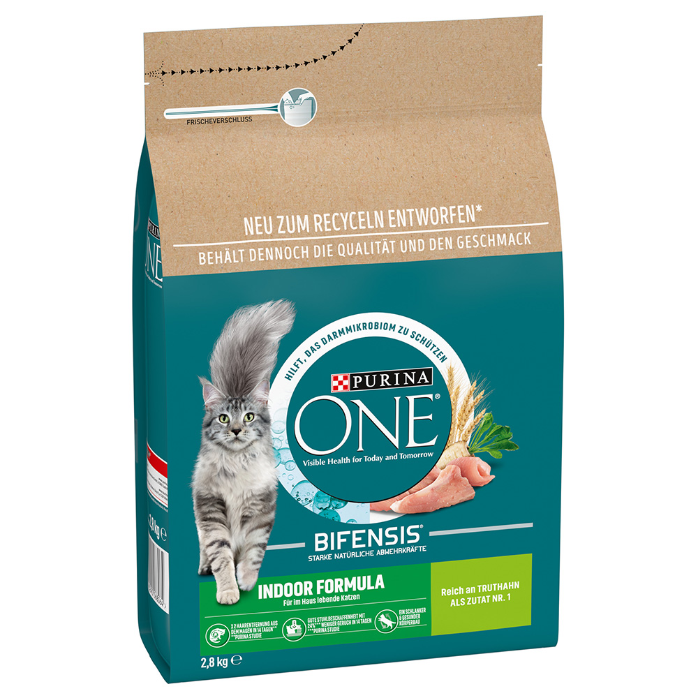 2 x 2,8 kg Purina ONE zum Sonderpeis! - Indoor Formula von Purina One