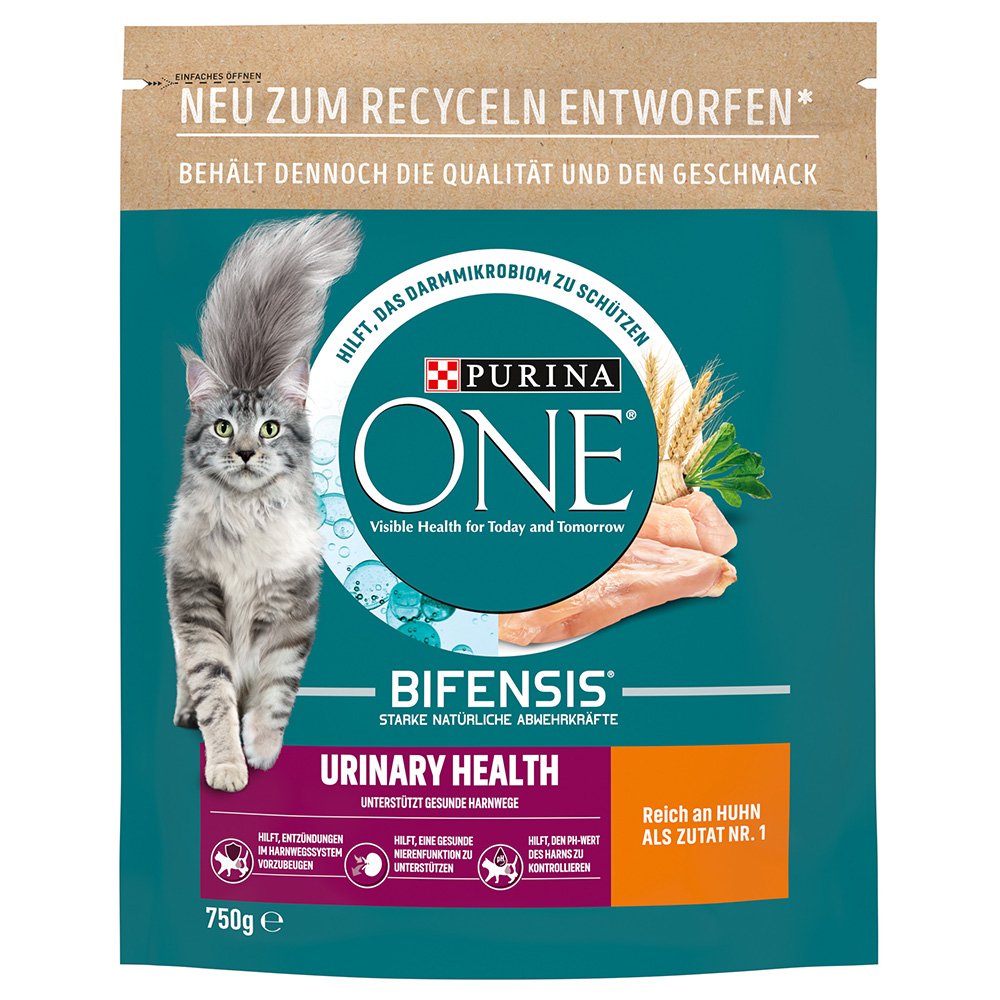 2 x 450 g / 650 g / 750 g Purina ONE zum Sonderpreis! - Urinary Health (2 x 750 g) von Purina One