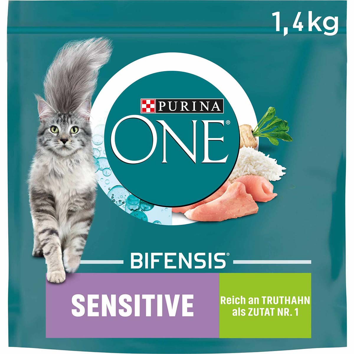 PURINA ONE BIFENSIS SENSITIVE Truthahn 1,4kg PURINA ONE BIFENSIS SENSITIVE Truthahn 1,4kg von Purina One