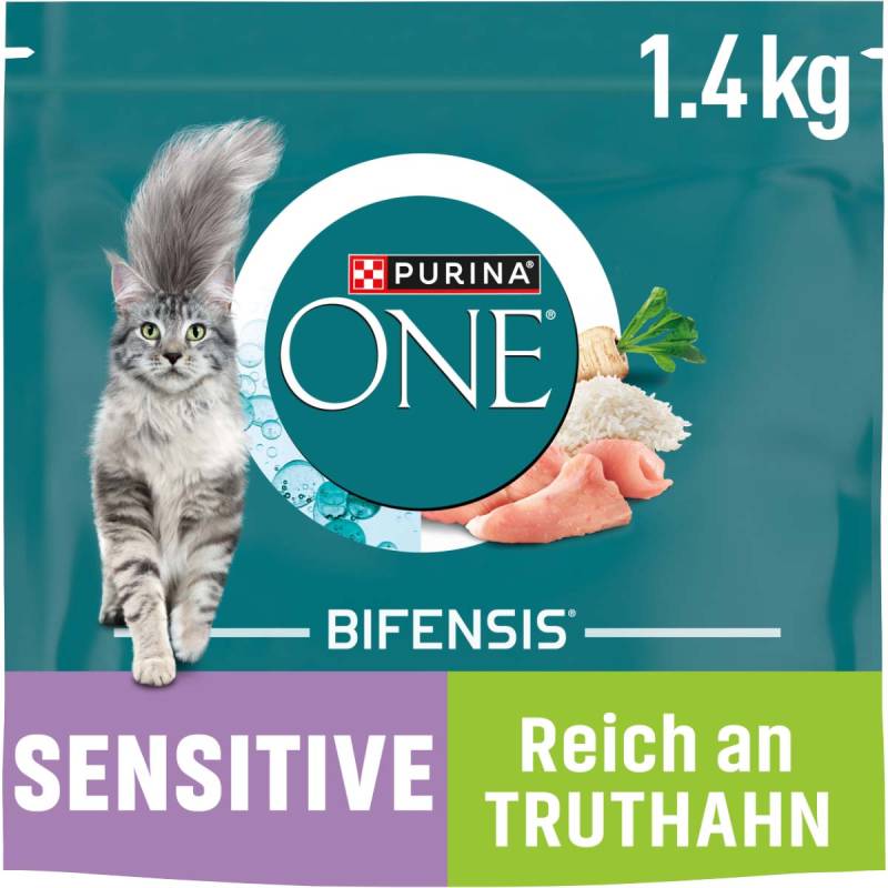 PURINA ONE BIFENSIS SENSITIVE Truthahn 1,4kg von Purina One