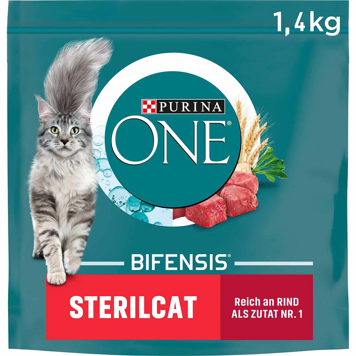 PURINA ONE BIFENSIS STERILCAT Rind 1,4kg von Purina One