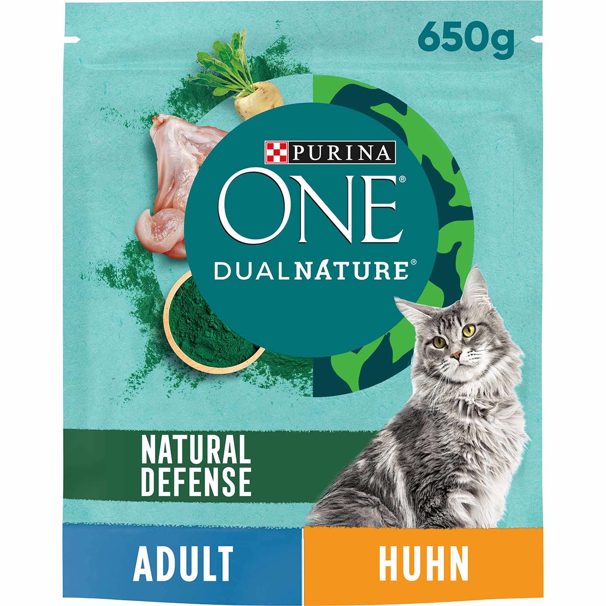 PURINA ONE Dual Nature Huhn mit Spirulina 650g von Purina One